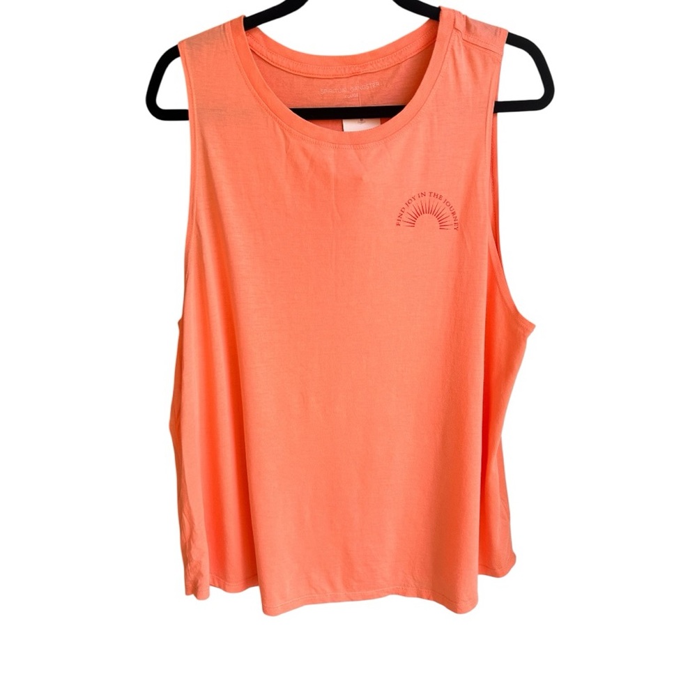 Spiritual Gangster Find The Joy in the Journey muscle tank Size XL